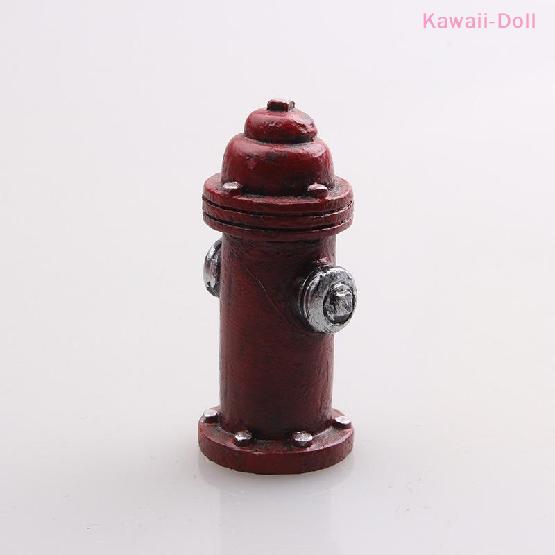 Resin Art Toys - 1/2 個ミニ樹脂フィギュア精神心理サンドテーブルゲームボックスコートセラピー消火栓装飾品