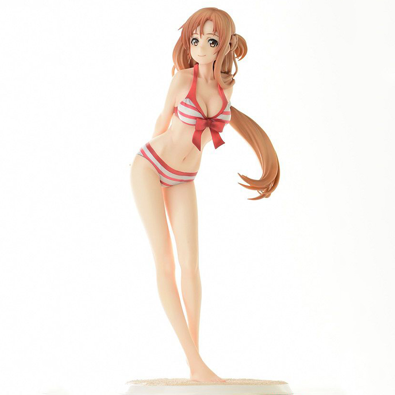 Resin Art Online - Sao Yuuki asunaレジンフィギュアキット,水着バージョン,セクシーな女の子のアニメ,未塗装のガレージ,gk,1/6