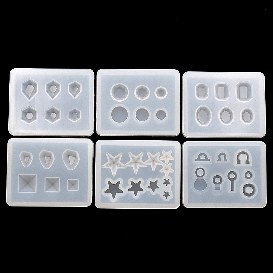 Resin Art And Jewelry - SNASAN かわいいビーズシリコンモールドイヤリング手作り DIY ジュエリーメイキングネイルアート素敵なビーズ樹脂シリコンモールド