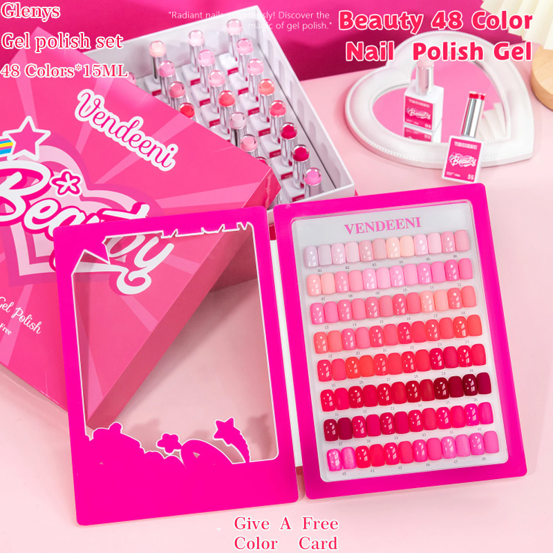 Resin Art Learning - グレニス 48個入り * 15ml ネイルポリッシュグルー フルウェブ