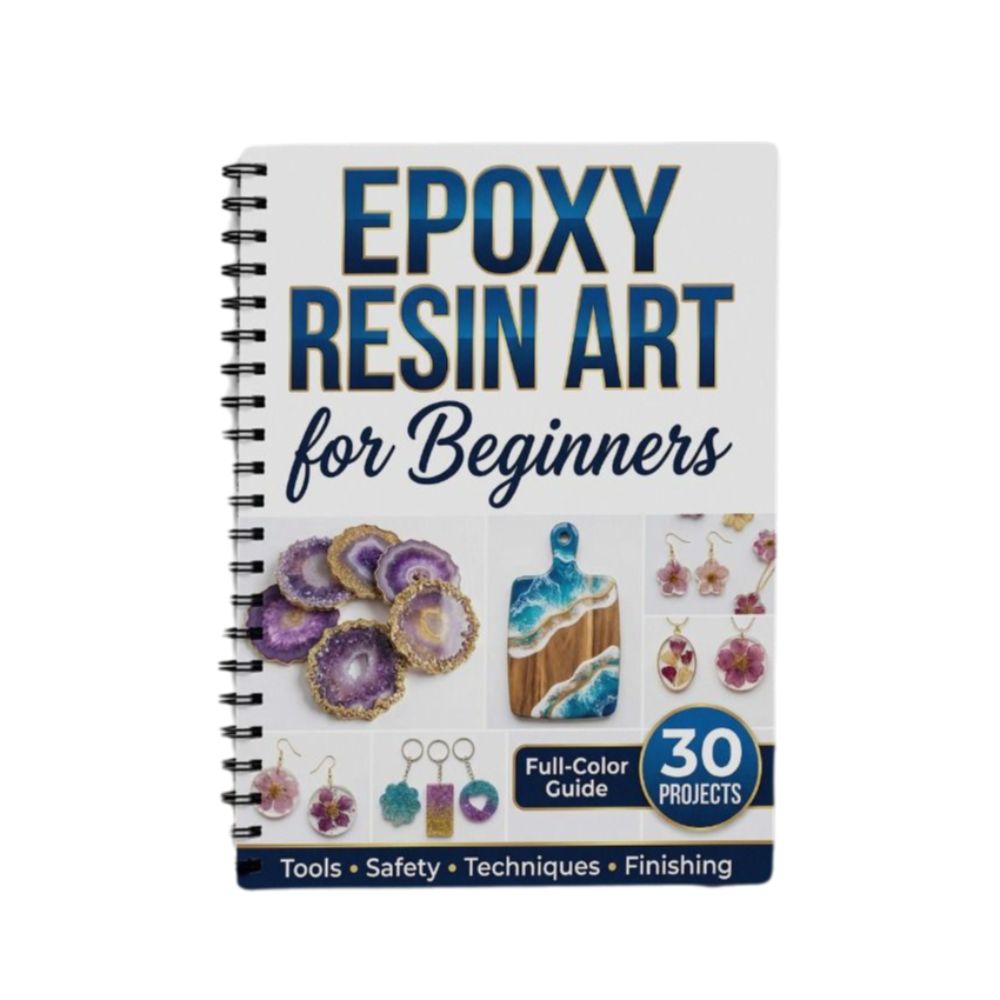 Resin Art Tutorial - ステップバイステップ エポキシ樹脂アートハンドブック イラスト付き 30 プロジェクト 初心者向け