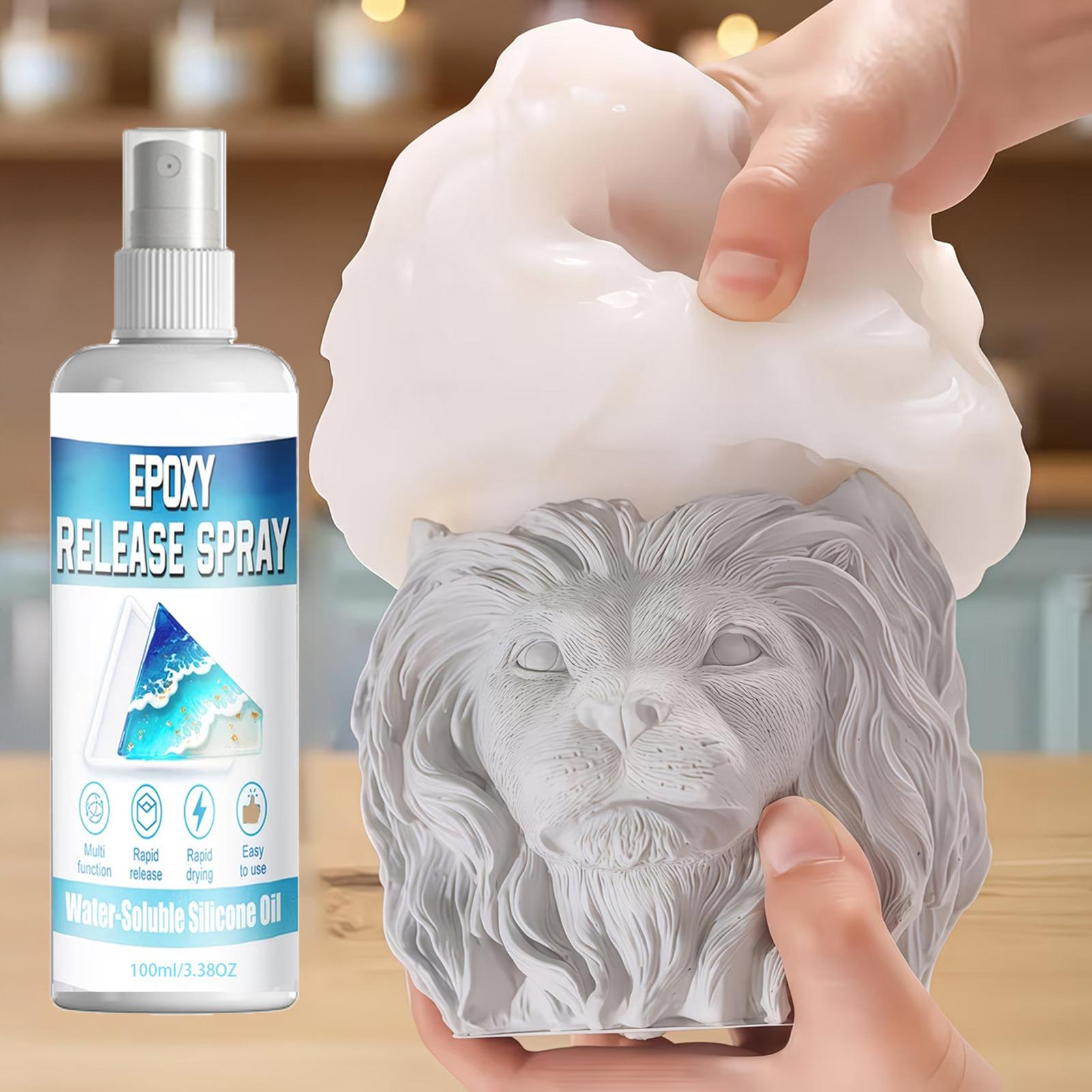シリコンリリーススプレー エポキシリリーススプレー 強力な型 - Resin Art Tools のレビューと価格