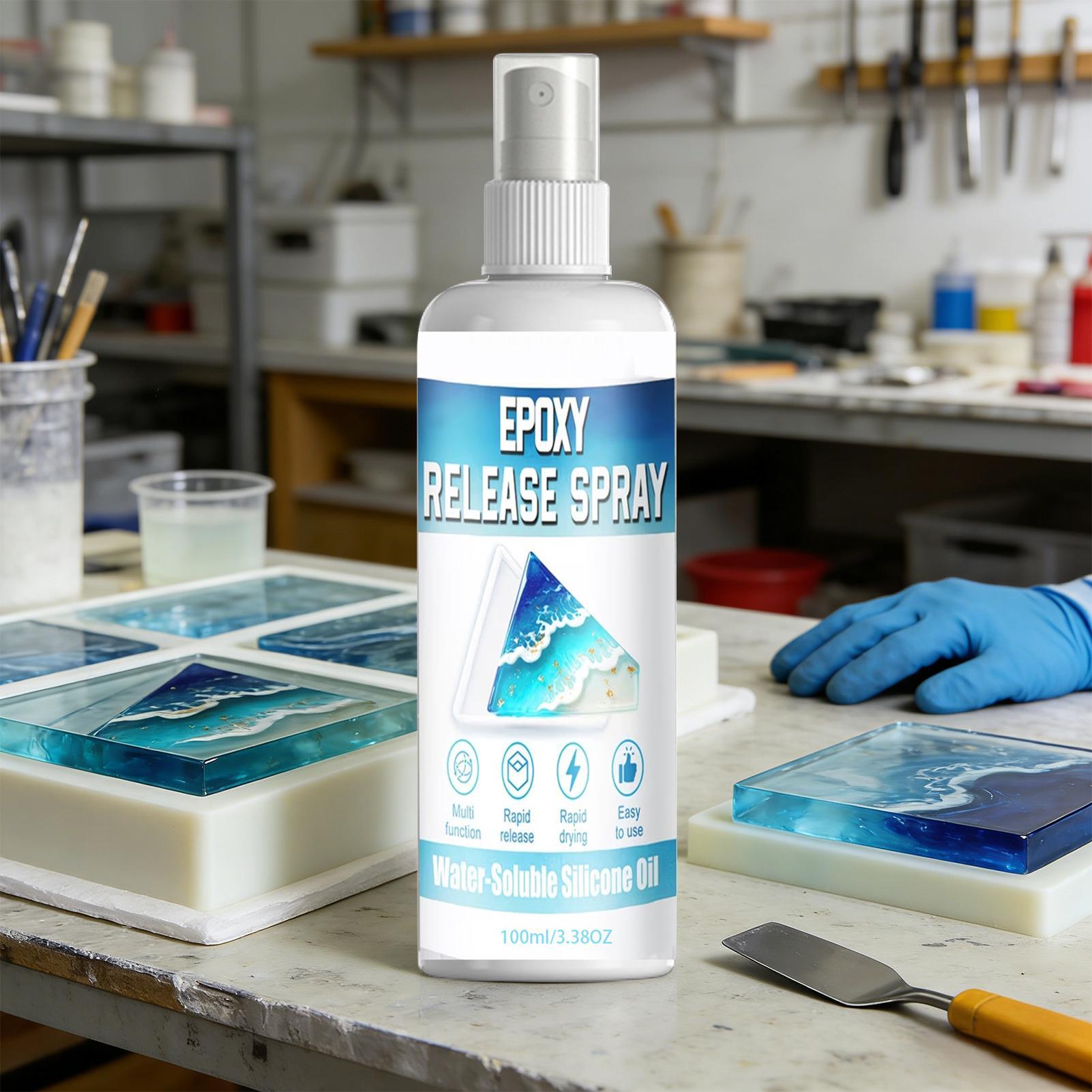 シリコンリリーススプレー エポキシリリーススプレー 強力な型 - Resin Art Tools のレビューと価格