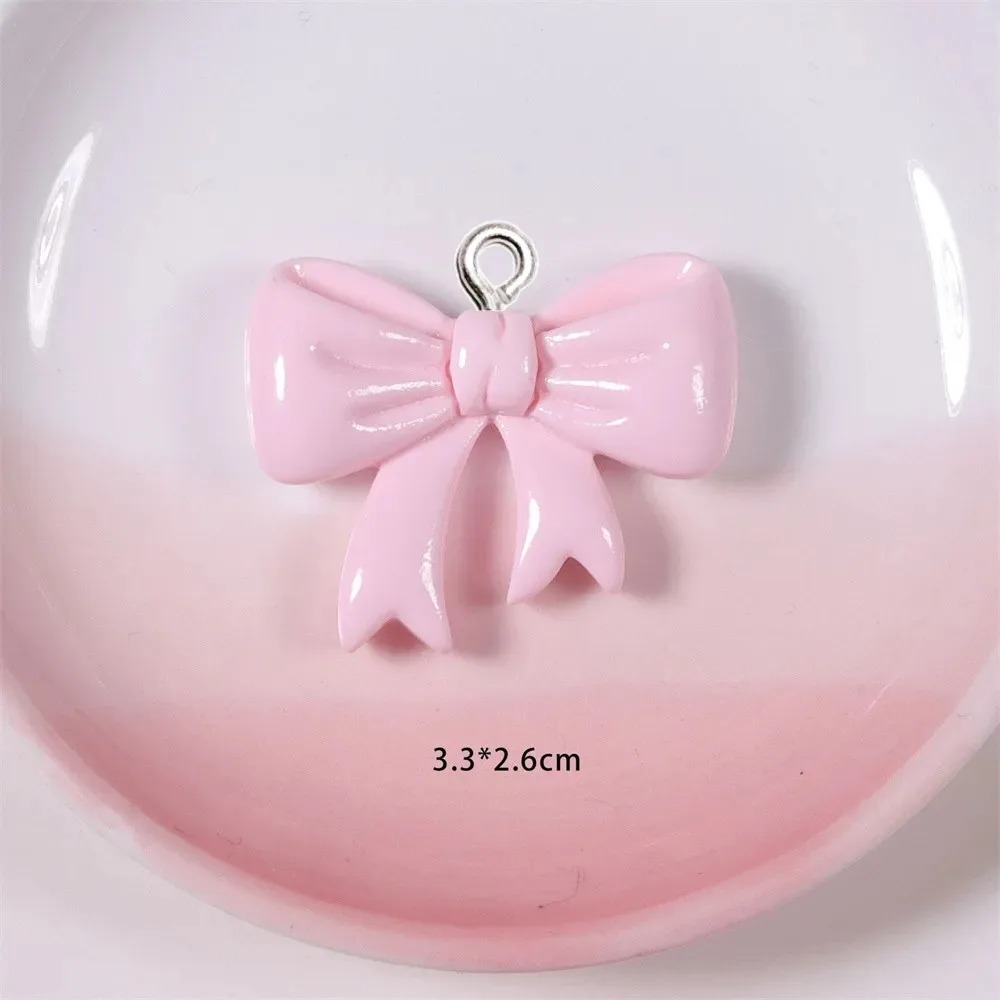 10 個のキャンディーカラーのリボン樹脂チャーム手作り装飾品 - Resin Art Diy のレビューと価格