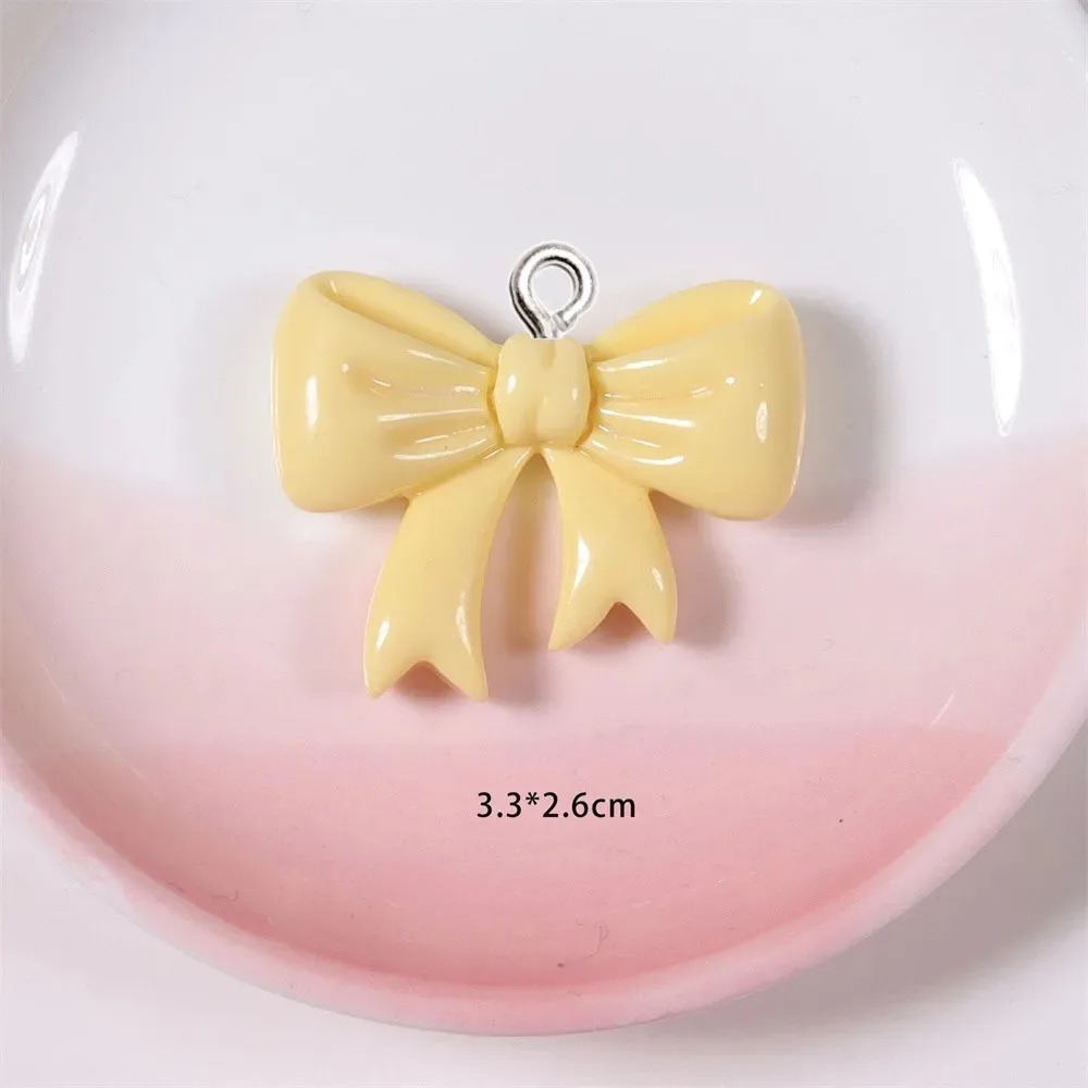 10 個のキャンディーカラーのリボン樹脂チャーム手作り装飾品 - Resin Art Diy のレビューと価格