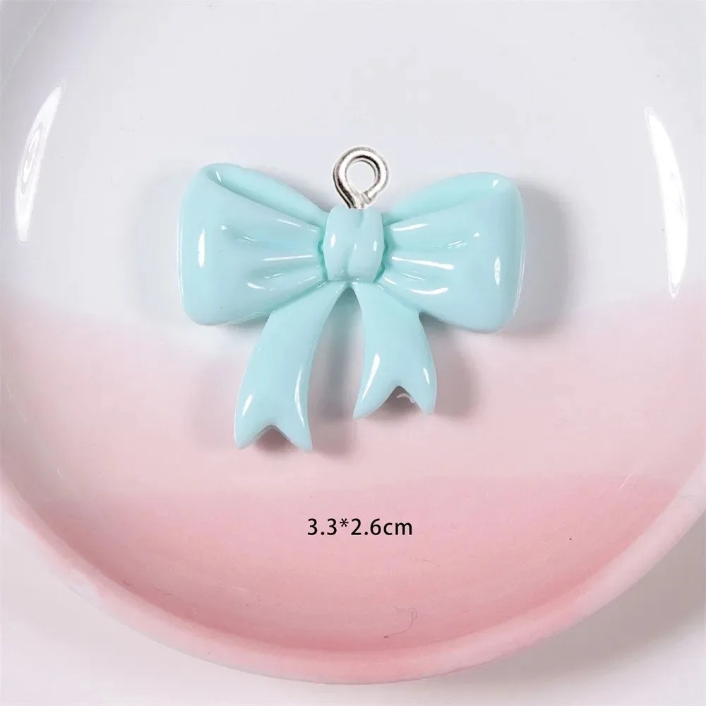 10 個のキャンディーカラーのリボン樹脂チャーム手作り装飾品 - Resin Art Diy のレビューと価格