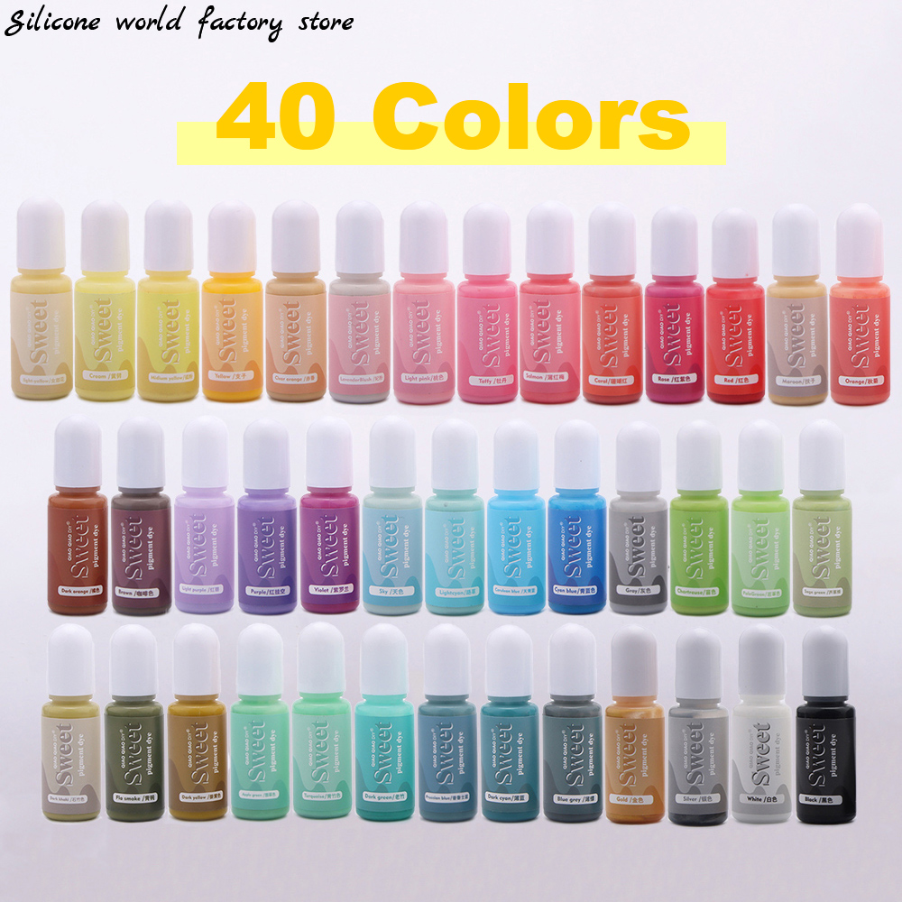 シリコンワールド 10ML ソリッドカラー樹脂顔料 油性液体 - Resin Pigment Alcohol Ink のレビューと価格