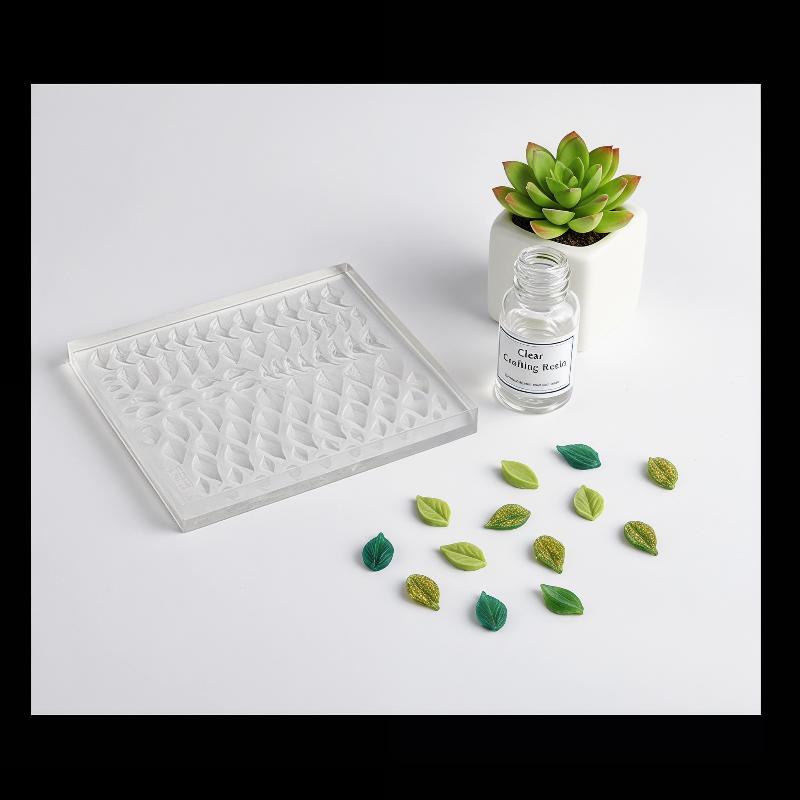 ミニチュア葉シリコンモールド 3D エンボス加工小さな葉ジュ - Resin Art And Jewelry のレビューと価格