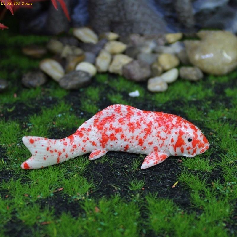 W3JE 魚エビ魚の装飾品水族館風景魚の置物 - Background Resin Art のレビューと価格