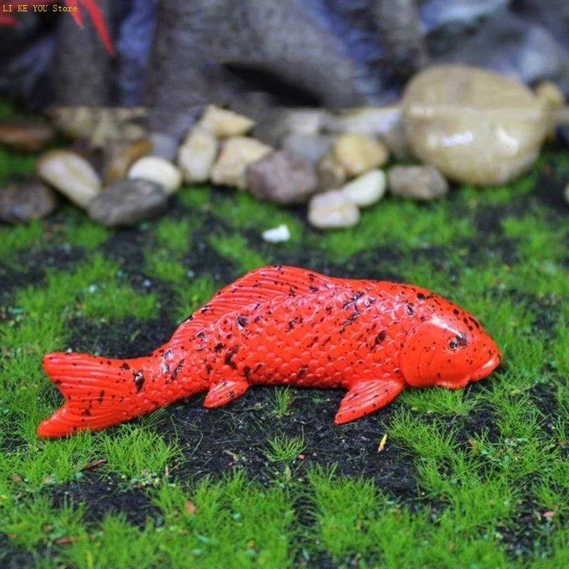 W3JE 魚エビ魚の装飾品水族館風景魚の置物 - Background Resin Art のレビューと価格