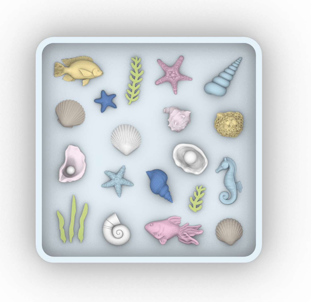 3Dオーシャンアクセサリー樹脂鋳造型シリコンモールドアクセサ - Resin Art Tools のレビューと価格