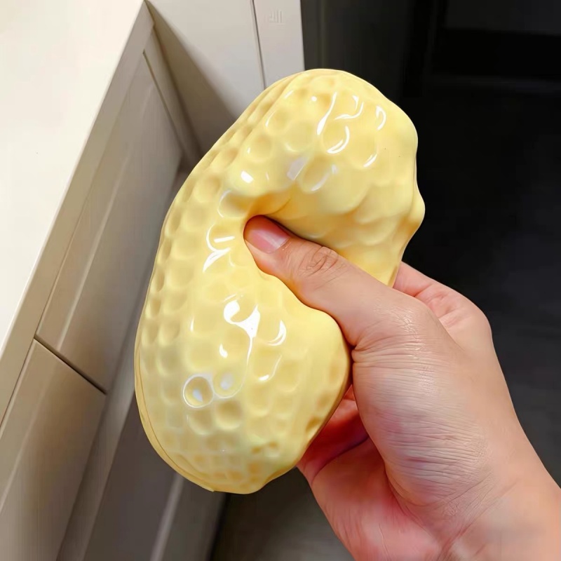 在庫あり ピーナッツ型ストレスボール カリカリ握り心地 スク - Resin Art Toys のレビューと価格