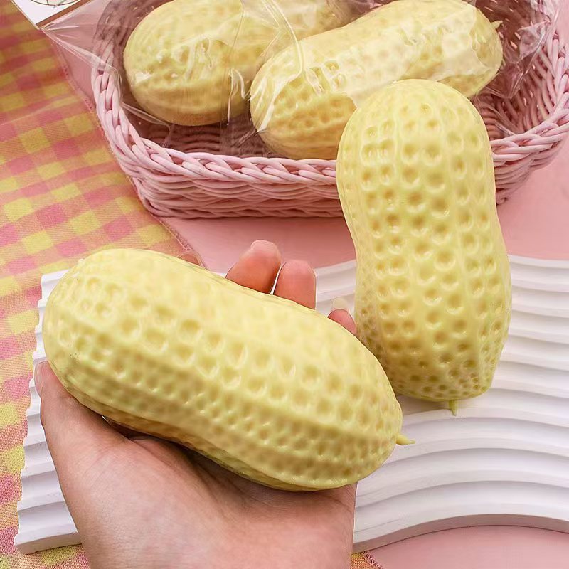 在庫あり ピーナッツ型ストレスボール カリカリ握り心地 スク - Resin Art Toys のレビューと価格