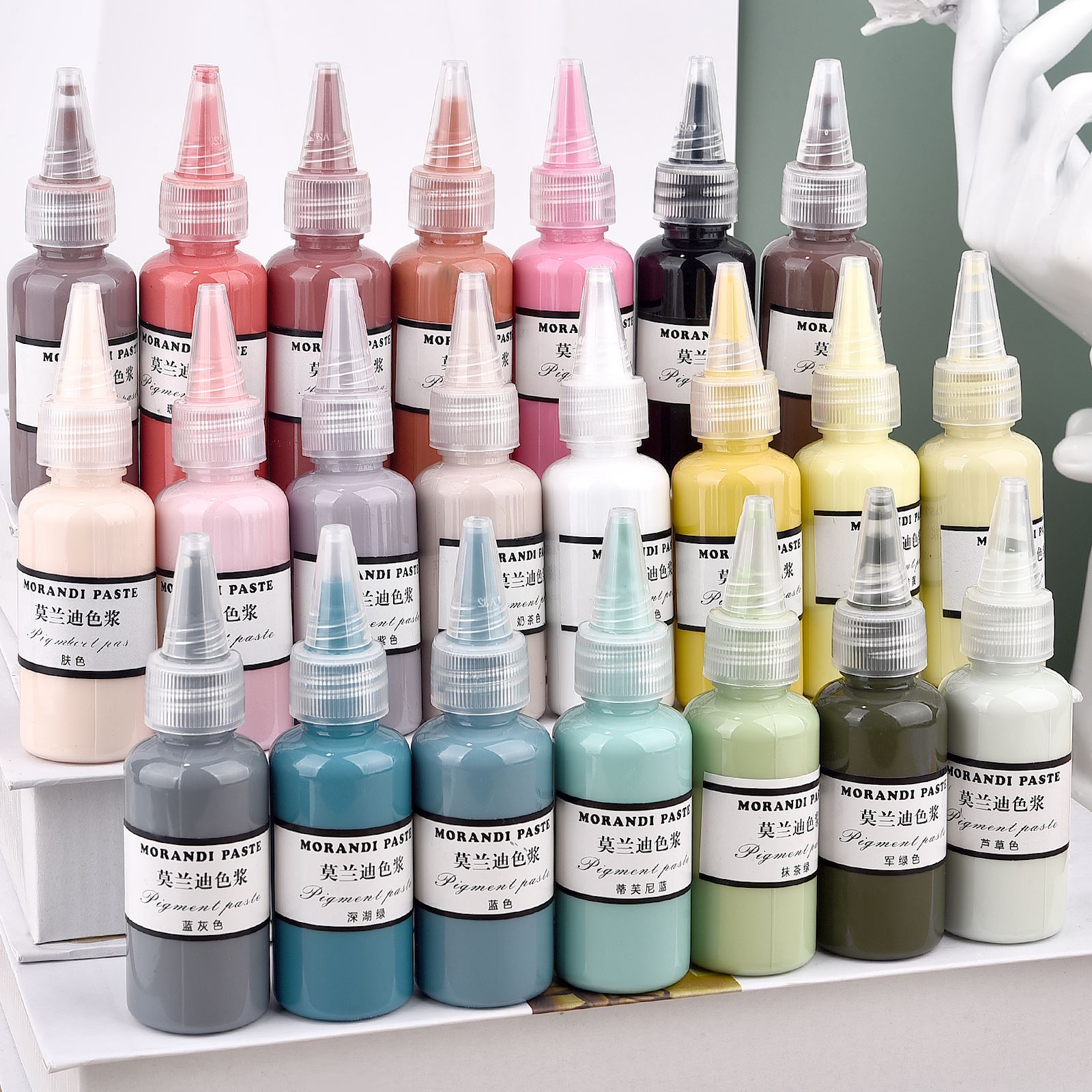 モランディ色液体樹脂顔料エポキシ樹脂 UV 樹脂インクアルコ - Resin Pigment Alcohol Ink のレビューと価格