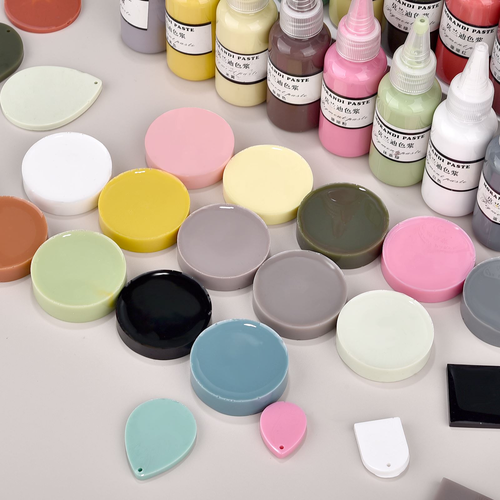モランディ色液体樹脂顔料エポキシ樹脂 UV 樹脂インクアルコ - Resin Pigment Alcohol Ink のレビューと価格