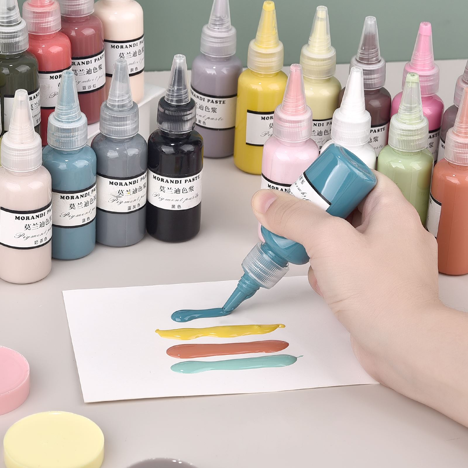 モランディ色液体樹脂顔料エポキシ樹脂 UV 樹脂インクアルコ - Resin Pigment Alcohol Ink のレビューと価格