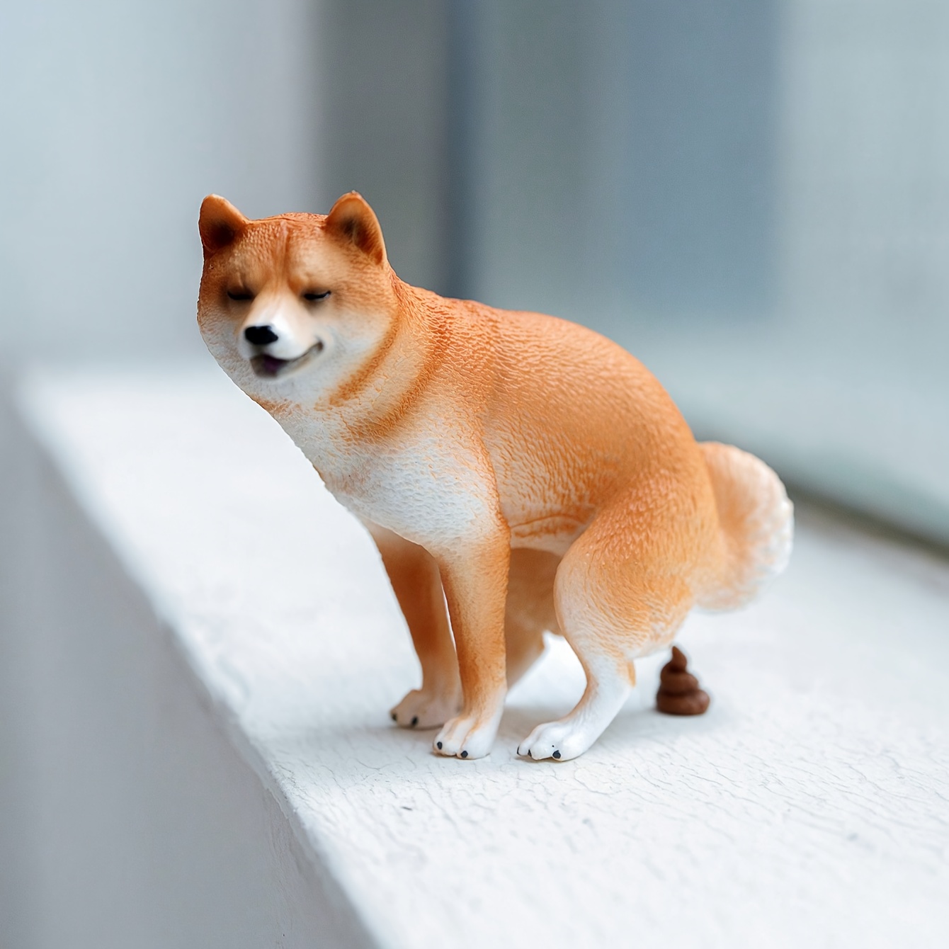 1/6スケール 面白い柴犬フィギュアセット うんち＆小便ポス - Resin Art Toys のレビューと価格