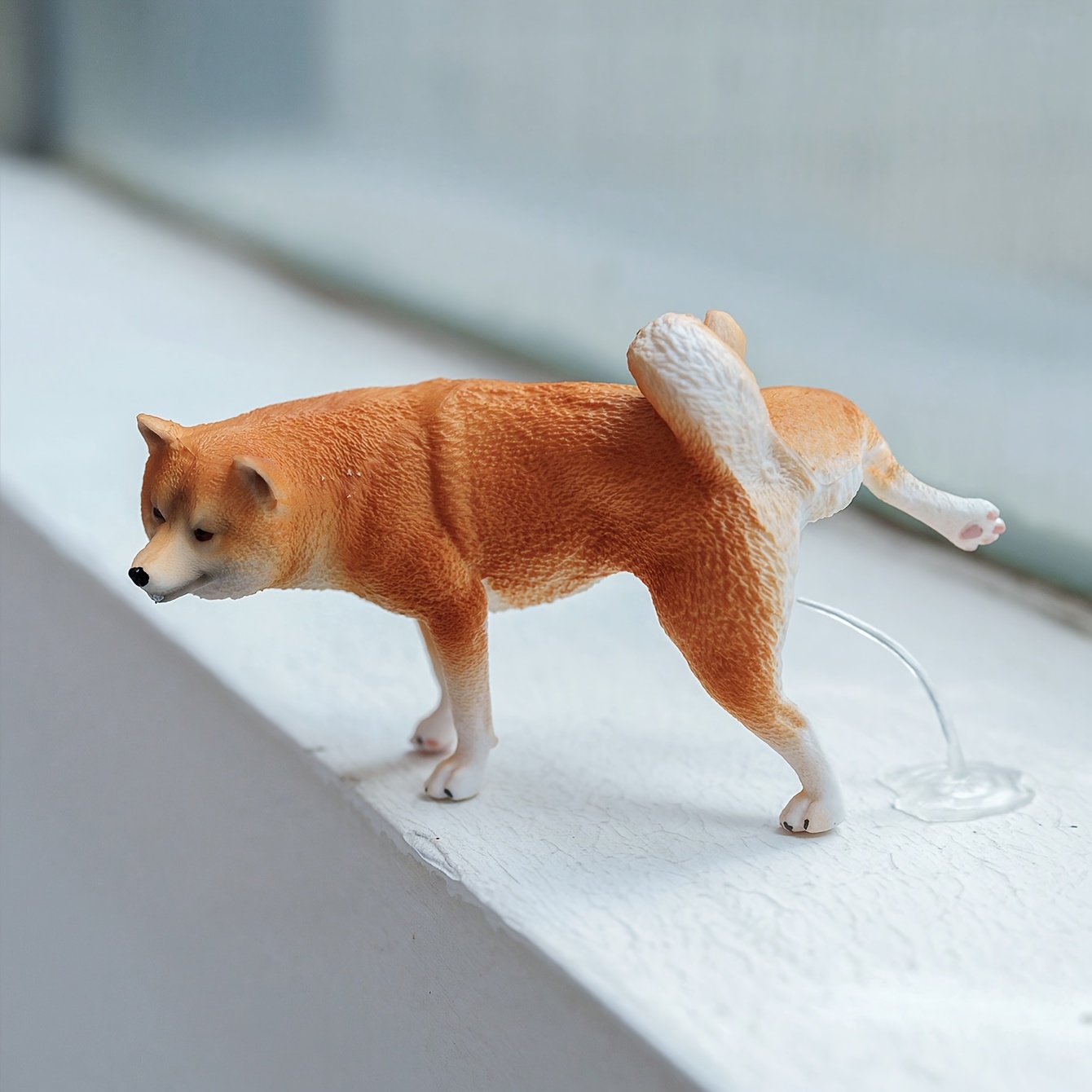 1/6スケール 面白い柴犬フィギュアセット うんち＆小便ポス - Resin Art Toys のレビューと価格