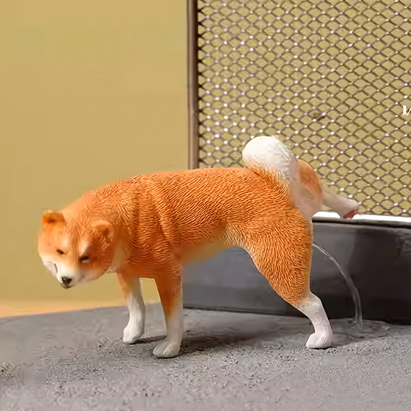 1/6スケール 面白い柴犬フィギュアセット うんち＆小便ポス - Resin Art Toys のレビューと価格