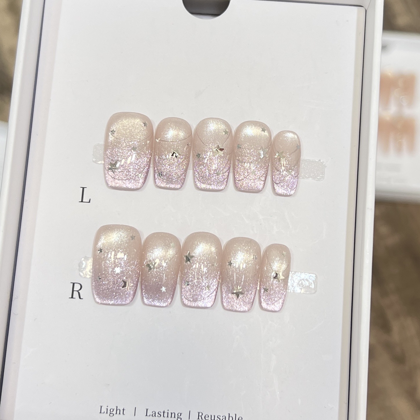 10枚入り フレンチブルー グロッシー フローラル プレスオ - Resin Art Diy のレビューと価格