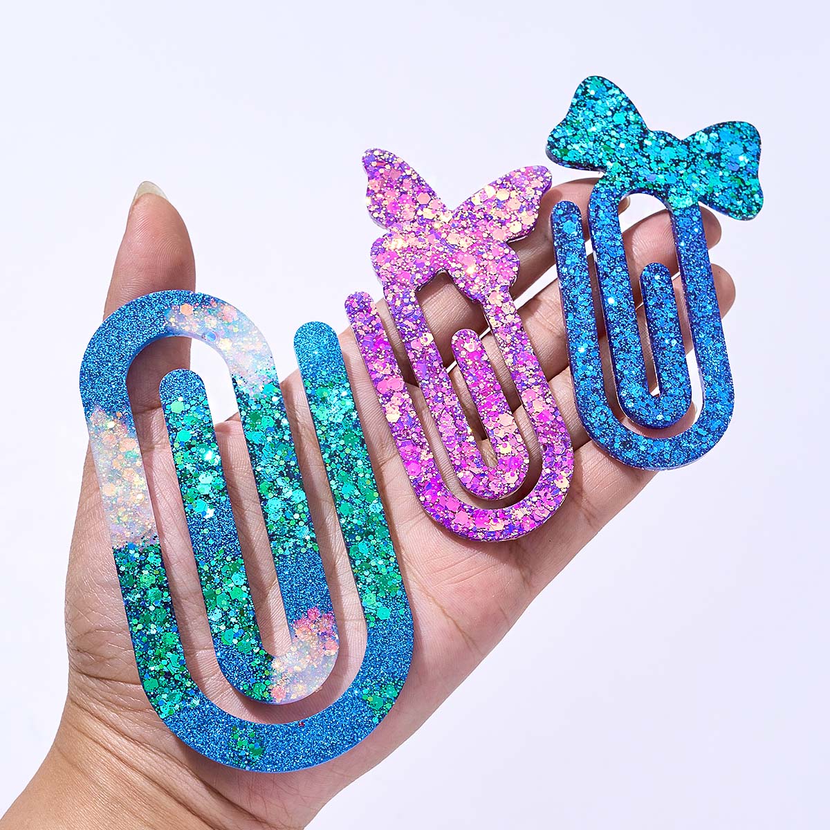クリスタルエポキシ樹脂モールド DIY ペーパークリップホル - Resin Art Products のレビューと価格