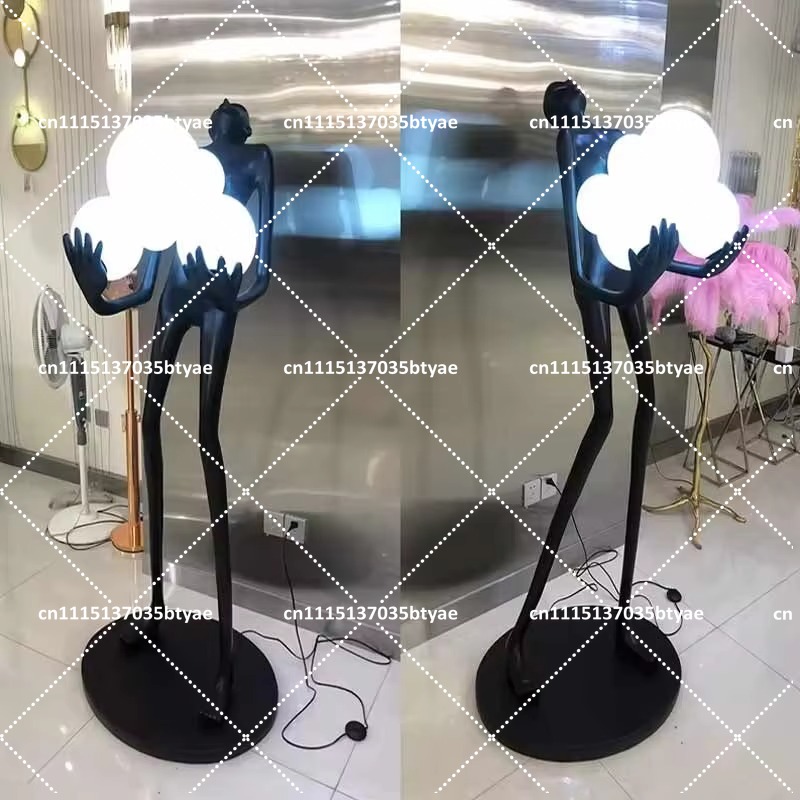 ホテル北欧リビングルームコーナー樹脂彫刻フロアランプデザイナ - Resin Art Floor Design のレビューと価格