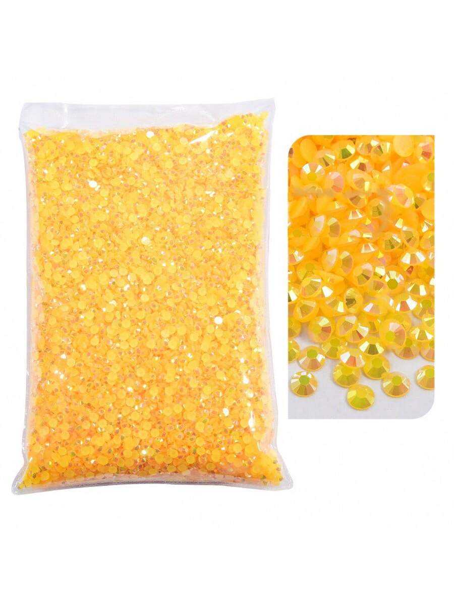 ピンクのフラットバック樹脂ラインストーン、非ホットフィックス - Resin Art Quantity のレビューと価格