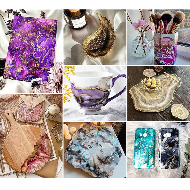 エポキシ樹脂,ジュエリー作り用の液体染料,15ml - Resin Pigment Alcohol Ink のレビューと価格