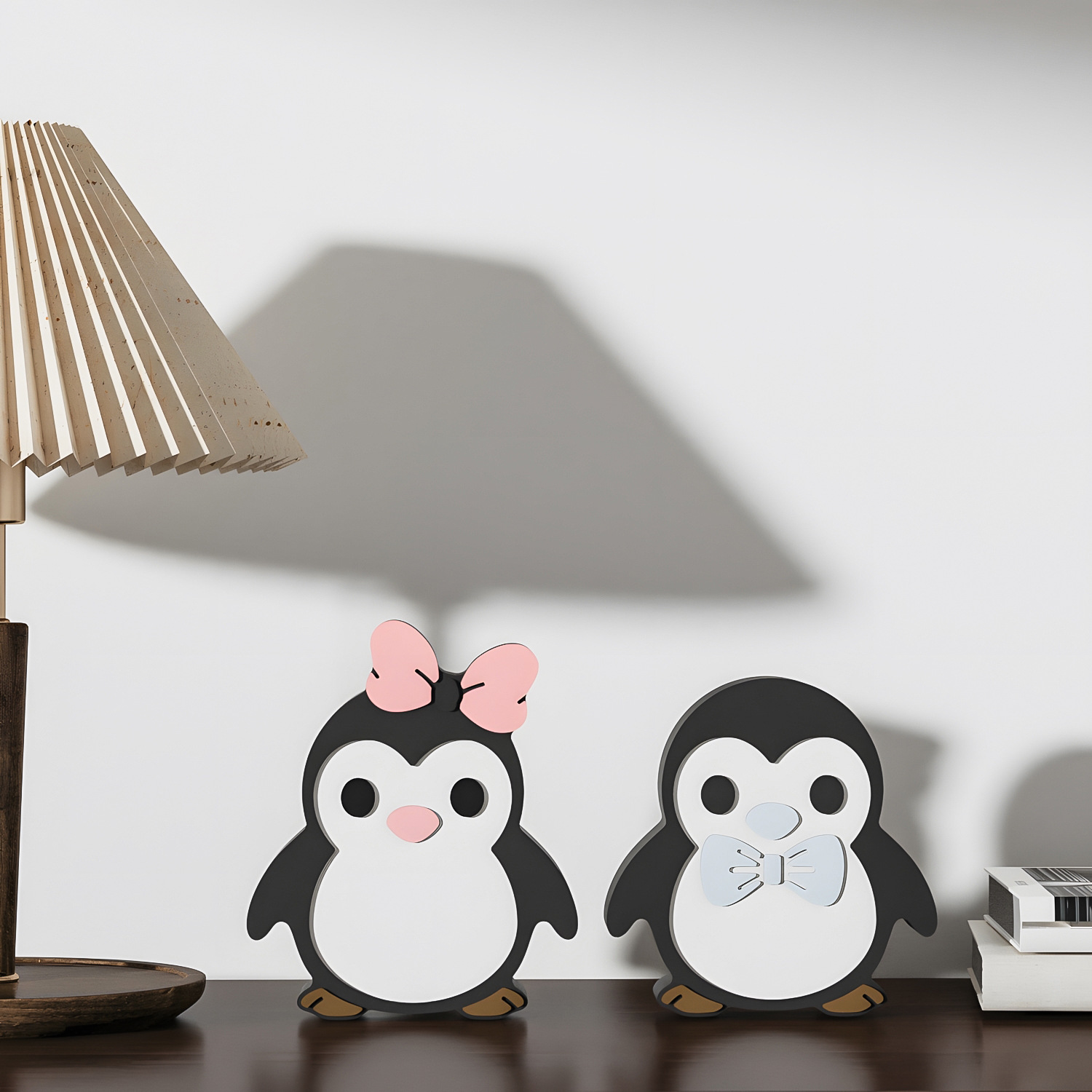 DIYペンギンカップルフィギュア樹脂型、家具装飾用、小型石膏 - Resin Art Tools のレビューと価格