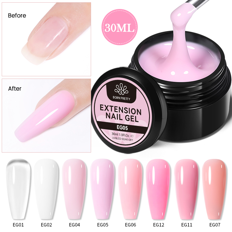 BORN PRETTY 30ml ハードジェル クリアヌード - Uv Resin Clear Hard のレビューと価格