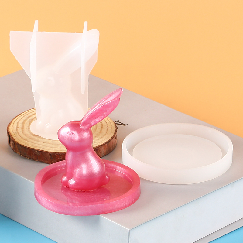 2 個 3D バニーリングホルダーシリコーンエポキシ樹脂金型 - Resin Art Ring のレビューと価格