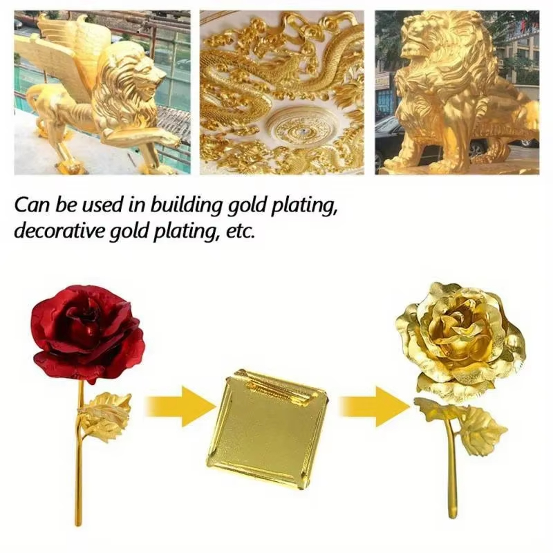 100枚入り 模造金銀銅箔紙 DIY樹脂キャンドル石膏クラフ - Resin Art Gift For Anniversary のレビューと価格